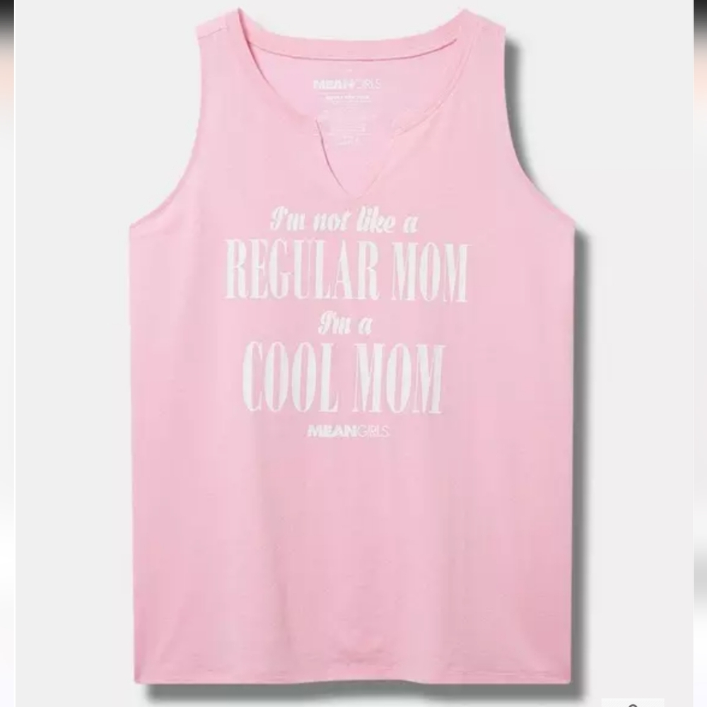 Mean Girls Classic Fit Cotton Notch Tank By Torrid Brand New Never Worn